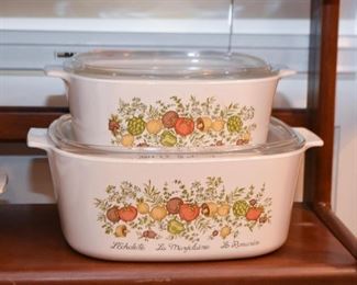 Corning Ware Casseroles (Spice of Life)
