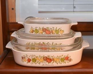 Corning Ware Casseroles (Spice of Life)