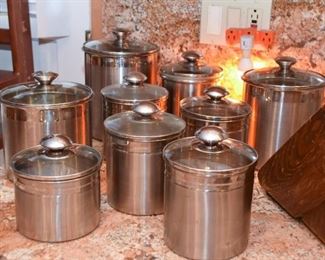Stainless Kitchen Canisters