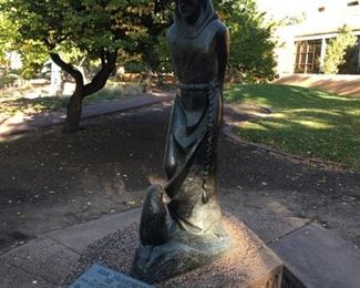 Andrea Bacigalupa's 'Saint Francis and the Prairie Dog', Santa Fe City Hall