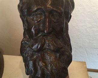 Bronze bust