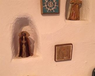 Tiles and figurines