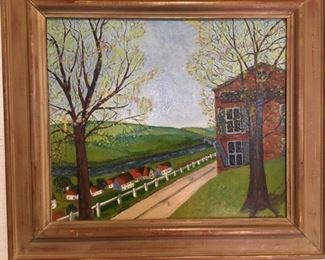 Ellen Williams Bacigalupa oil on panel