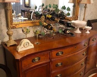 Grape vine wine rack has WINE!! (Notice how "wine" rhymes with "mine?")