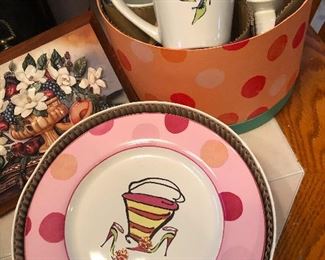 Frufru plates and cups