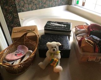 Little bear wonders why you don't buy all these cute amenity cases