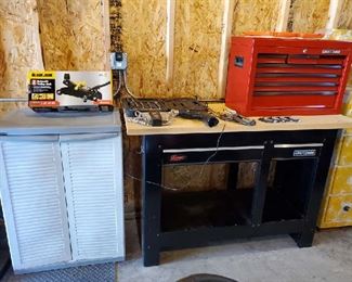 Storage Cabinet, Tools, Craftsman Tool Chest, Craftsman Wheel Bearing WOrk Bench