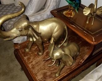 Brass elephants 