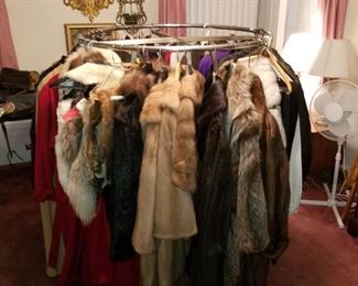 Fur coats, leather coats and outerwear