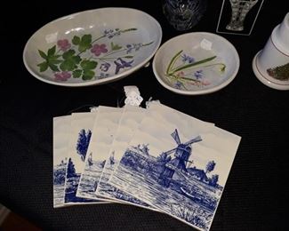 Delft Tiles and Handcrafted Pottery