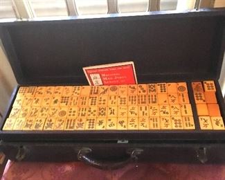 Antique Bakelite Mah Jongg set