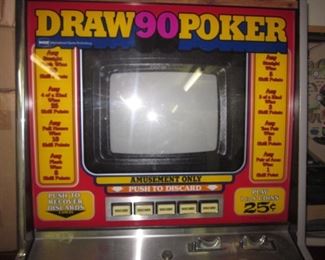 Vintage Draw 90 Poker Machine