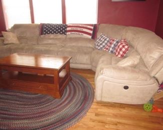 Thomasville Sectional Sofa Recliner

