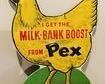 PEX metal sign