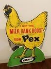 PEX metal sign