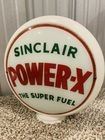 Sinclair GLOBE Milk Glass