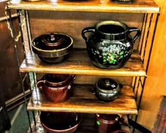 STONEWARE AND BASKETS