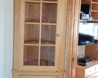Built-in corner cupboard - two available