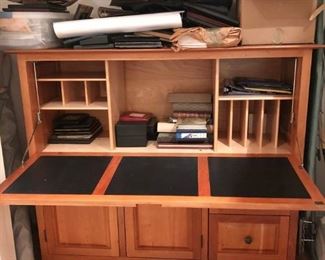 Wood Desk / Cabinet