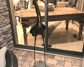 Outdoor Statuary - Heron