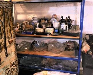 Did we mention that we have a lot of glassware, stoneware pottery, and textiles? Plus vintage airplanes and other fascinating decorative items.