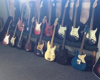 Over 80 guitars