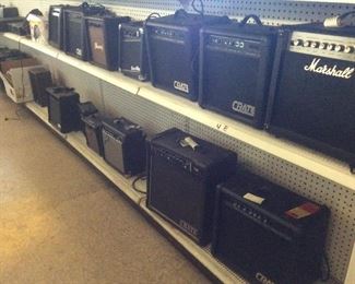 Large slection of amps