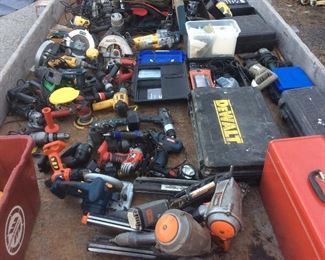 Large trailer of tools