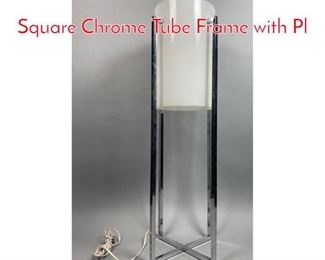 Lot 112 PAUL MAYEN for HABITAT Square Chrome Tube Frame with Pl