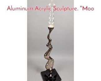 Lot 142 MAURICE LOWE Modernist Aluminum Acrylic Sculpture