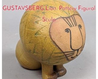 Lot 149 LISA LARSON for GUSTAVSBERG Lion. Pottery Figural Sculp