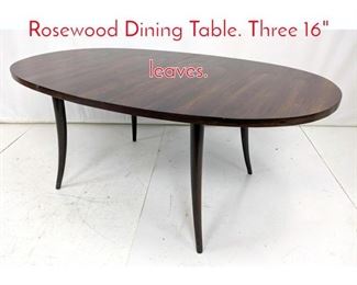 Lot 220 HARVEY PROBBER Rosewood Dining Table