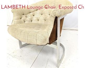 Lot 304 JOHN STUART Inc. ERWIN LAMBETH Lounge Chair. Exposed Ch