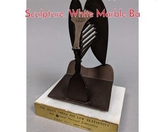 Lot 160 Pablo Picasso Copper Chicago Sculpture. White Marble Ba