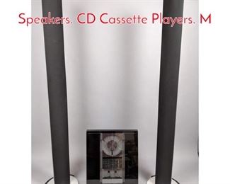 Lot 252 BANG OLUFSEN Modernist Speakers. CD Cassette Players. M