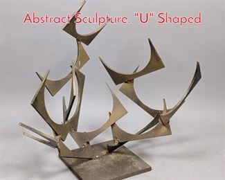 Lot 269 Industrial Metal Welded Abstract Sculpture
