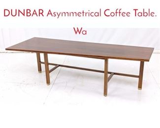 Lot 332 EDWARD WORMLEY for DUNBAR Asymmetrical Coffee Table. Wa