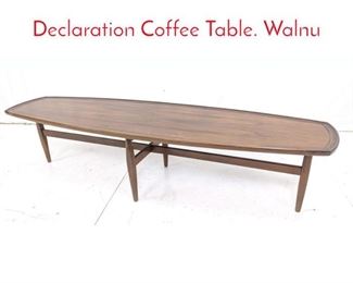 Lot 339 KIPP STEWART for DREXEL Declaration Coffee Table. Walnu