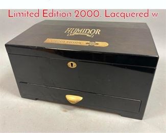 Lot 182 Cigar HUMIDOR SUPREME Limited Edition 2000. Lacquered w