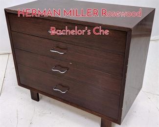 Lot 549 GEORGE NELSON for HERMAN MILLER Rosewood Bachelors Che