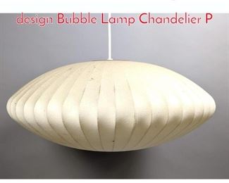Lot 562 MODERNICA George Nelson design Bubble Lamp Chandelier P