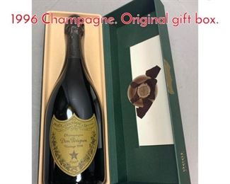 Lot 651 DOM PERIGNON Vintage 1996 Champagne. Original gift box.