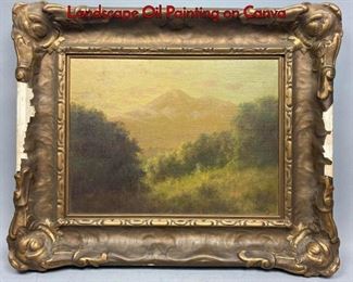 Lot 40 CHARLES DORMAN ROBINSON Landscape Oil Painting on Canva