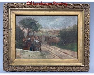 Lot 681 LEON AUGUSTIN LHERMITTE French Oil Landscape Painting