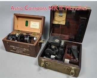 Lot 707 FAIRCHILD A10 Sextant and Astro Compass MK II. Handhel