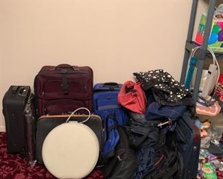 vintage and nearly new luggage 