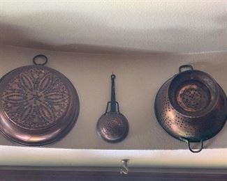 Copper kitchen items