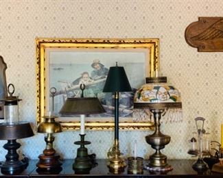 Collection of lamps