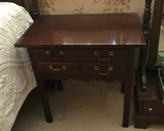 Cherry wood end table by Hickory Fine Furniture