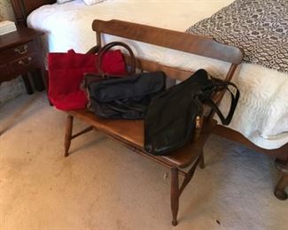 Primitive pine bench